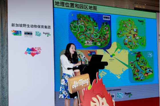 裕廊飞禽公园的“野生动物之旅”能让游客登上小型机动车工业水洗机